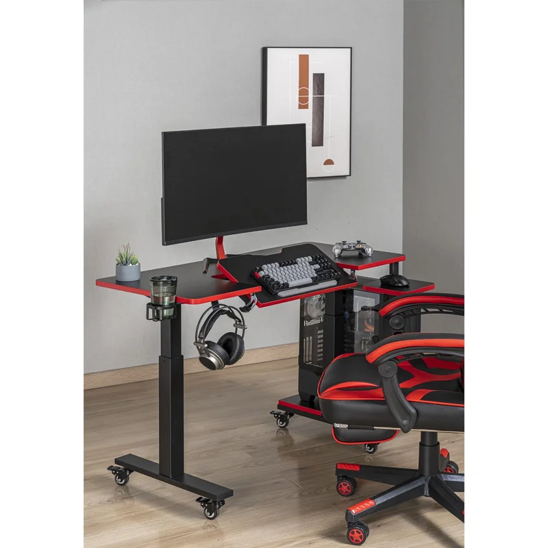 Бюро RFG Hero X2, геймърско, с регулируема височина, 1100 х 520 х 660-780 mm