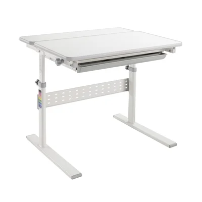 Бюро RFG Ergo Kids, с регулируема височина, детско, 800 х 660 х 540-760 mm, ПДЧ, сиво