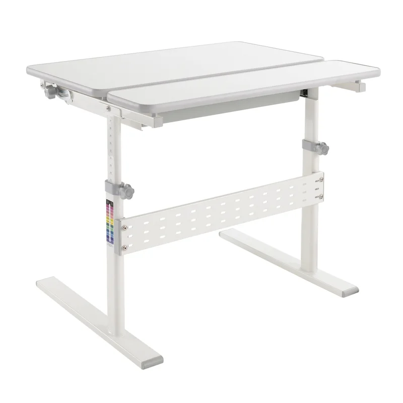Бюро RFG Ergo Kids, с регулируема височина, детско, 800 х 660 х 540-760 mm, ПДЧ, сиво