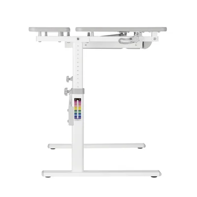Бюро RFG Ergo Kids, с регулируема височина, детско, 800 х 660 х 540-760 mm, ПДЧ, сиво