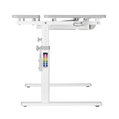 Бюро RFG Ergo Kids, с регулируема височина, детско, 800 х 660 х 540-760 mm, ПДЧ, сиво