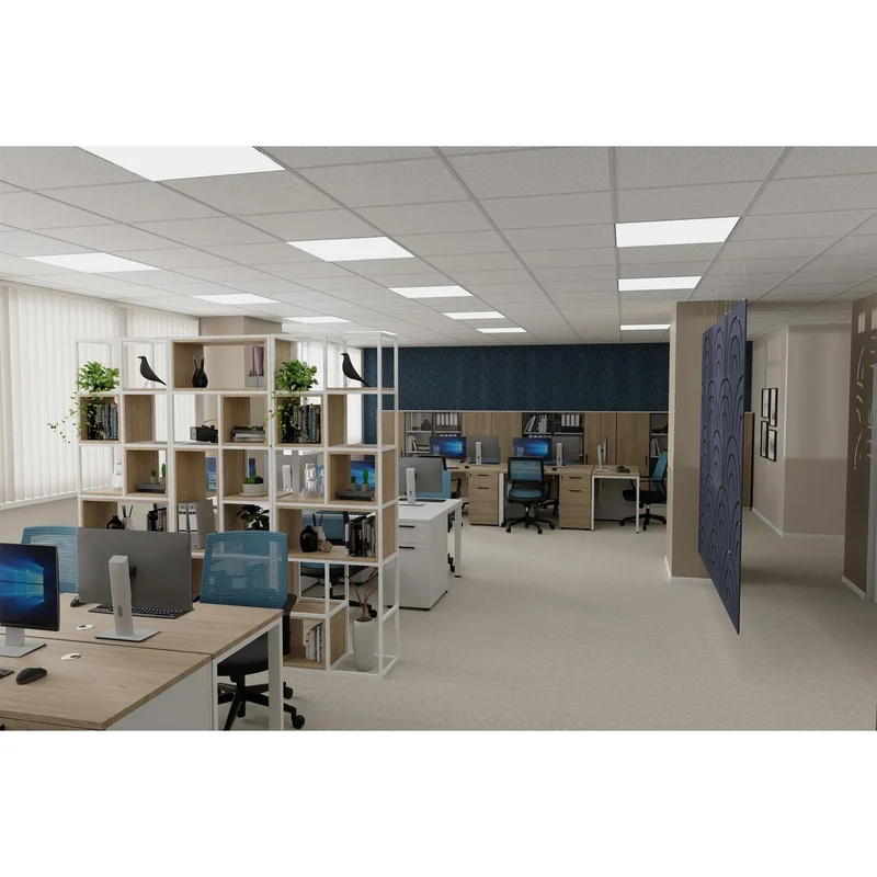 Бюро RFG Monaco, с контейнер, 1200 х 600 х 750 mm, ПДЧ 25 mm, плот бряст, бели метални крака