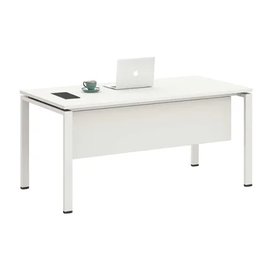 Бюро RFG Monaco, 1600 х 800 х 750 mm, ПДЧ 25 mm, метални крака, бяло