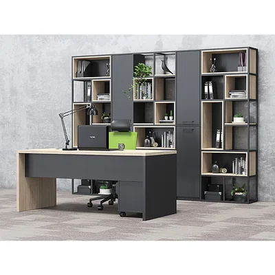 Стелаж RFG Boxi M, метален, 72 х 37 х 212 cm, черен