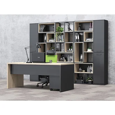 Стелаж RFG Boxi M, метален, 72 х 37 х 212 cm, черен