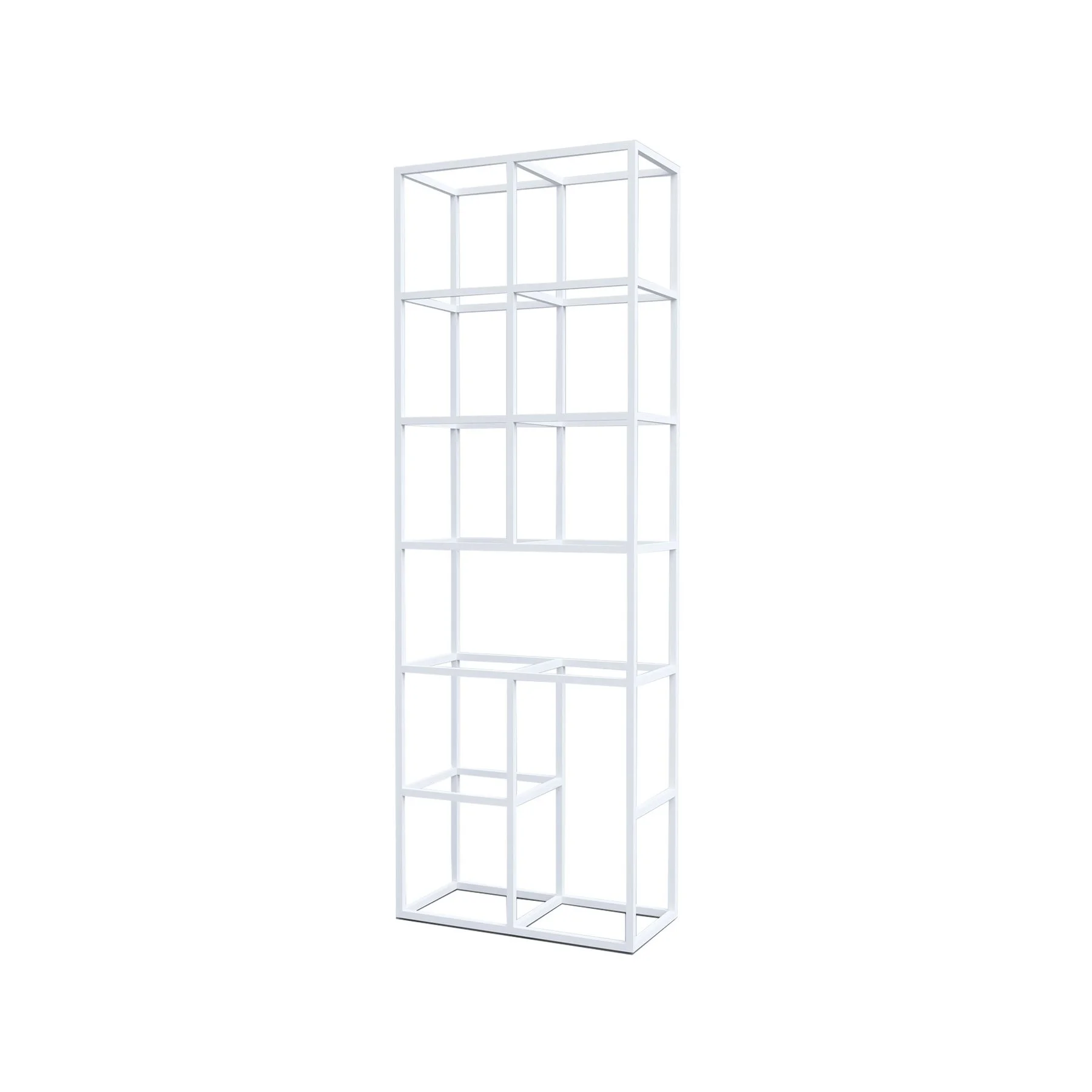 Стелаж RFG Boxi S, метален, 720 х 370 х 2120 mm, бял