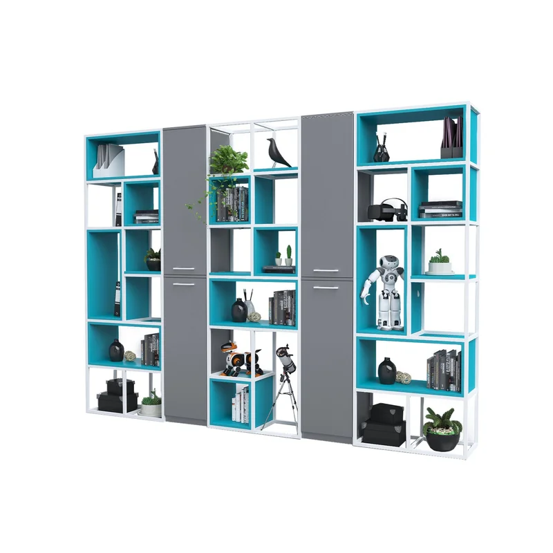 Стелаж RFG Boxi S, метален, 720 х 370 х 2120 mm, бял