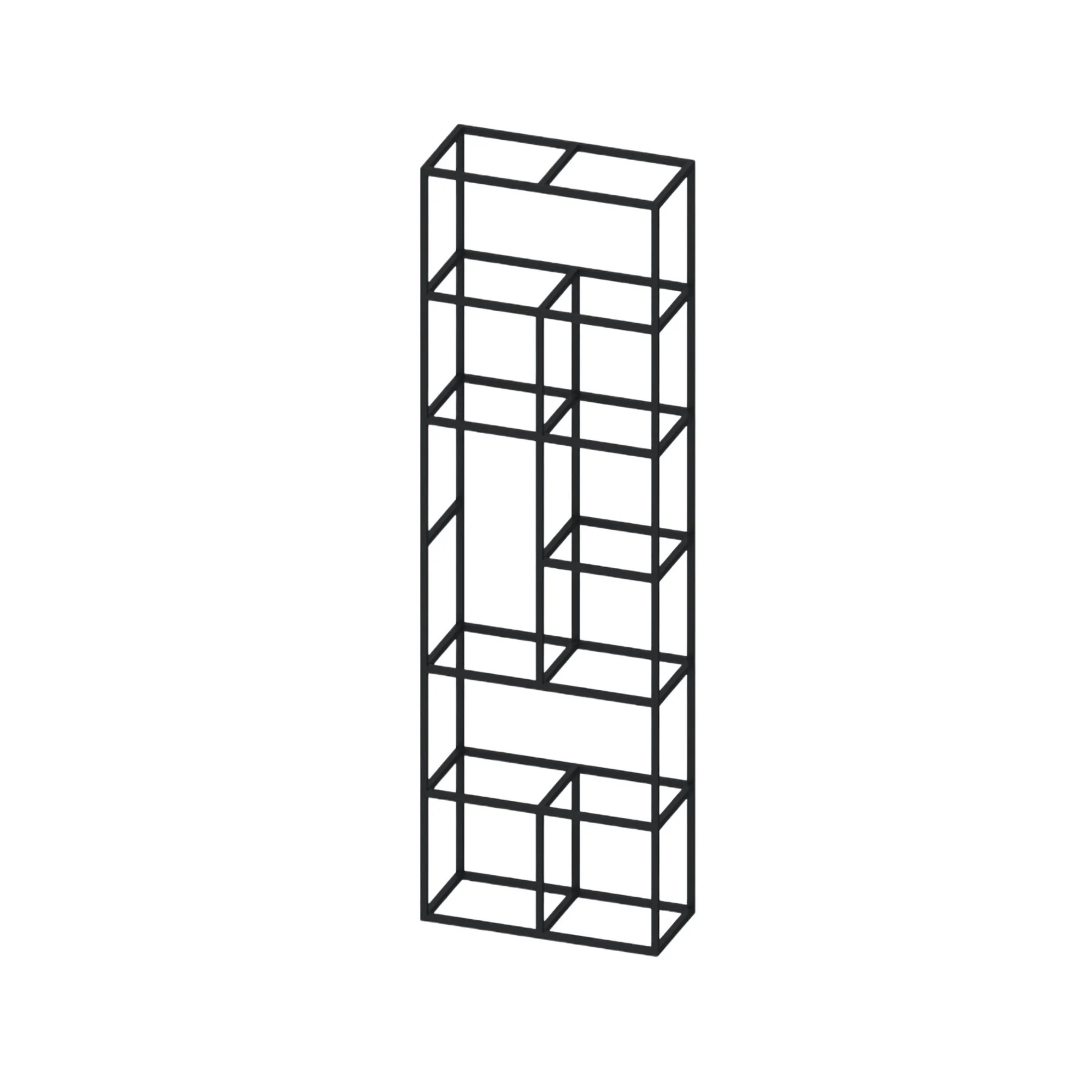 Стелаж RFG Boxi M, метален, 720 х 370 х 2120 mm, черен