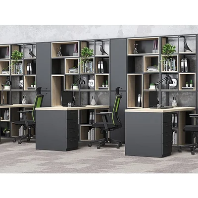 Стелаж RFG Boxi M, метален, 720 х 370 х 2120 mm, черен