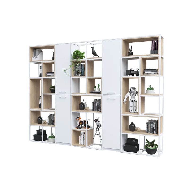 Стелаж RFG Boxi M, метален, 720 х 370 х 2120 mm, бял