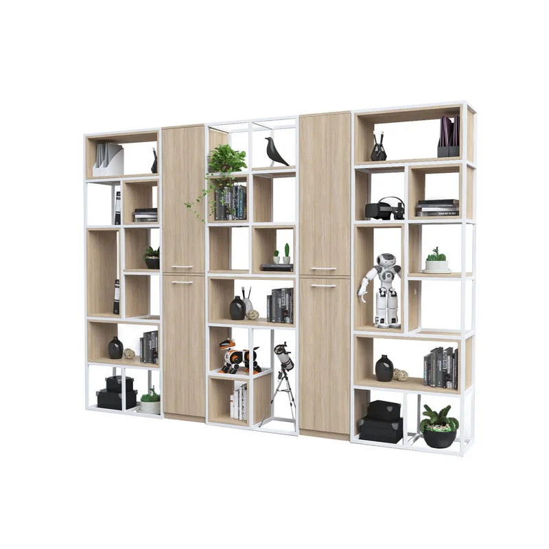 Стелаж RFG Boxi M, метален, 720 х 370 х 2120 mm, бял