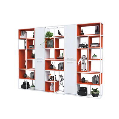 Стелаж RFG Boxi M, метален, 720 х 370 х 2120 mm, бял