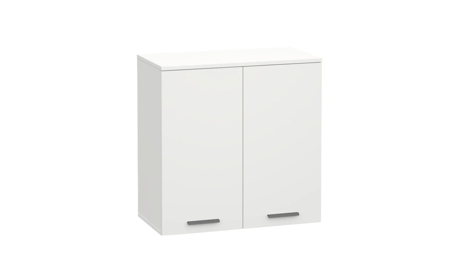 Шкаф RFG Boxi, двоен, с две врати, горен, 720 х 370 х 721 mm, ПДЧ, бял