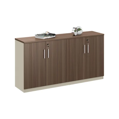 Шкаф RFG Lisabon, 1600 х 400 х 840 mm, ПДЧ, тъмен дъб и сиво