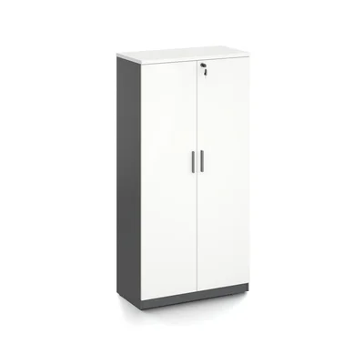Шкаф RFG Monaco, 800 x 400 x 1600 mm, ПДЧ, бяло и черно