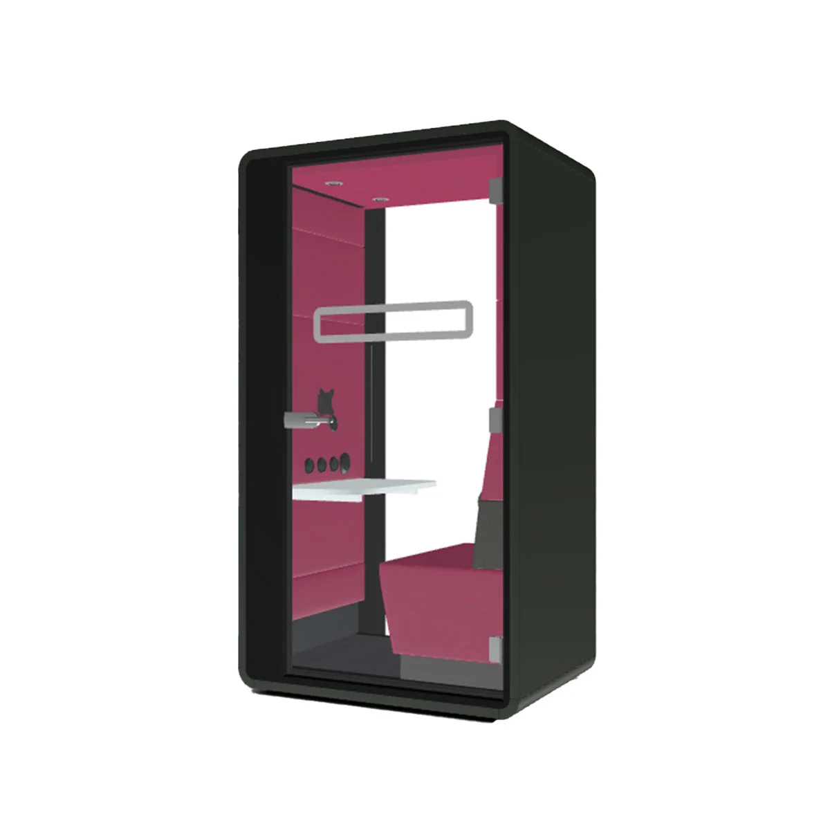 Шумоизолираща акустична кабина Hush Hybrid, 1244 х 900 х 2230 mm