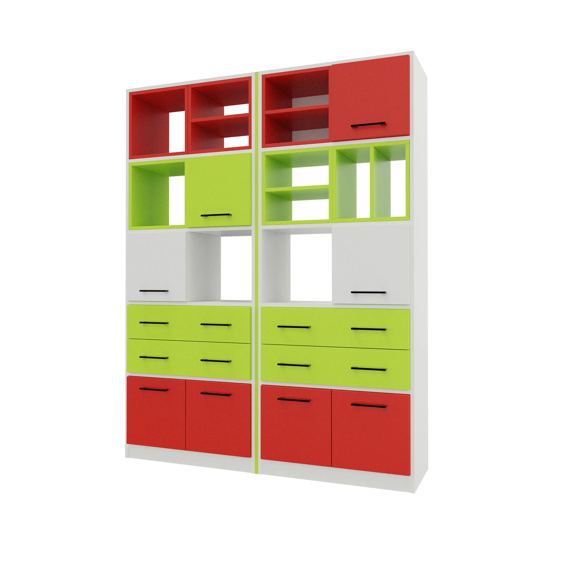 Композиция RFG Libra KS-KT, 1532 х 400 х 1993 mm, ПДЧ 18 mm