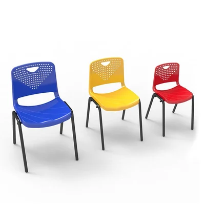 Ученически стол RFG Stilo, от VIII до XII клас, 430 х 425 х 460 mm, полипропилен, червен