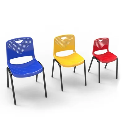 Ученически стол RFG Stilo, от VIII до XII клас, 430 х 425 х 460 mm, полипропилен, син