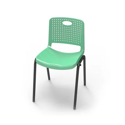 Ученически стол RFG Stilo, от VIII до XII клас, 430 х 425 х 460 mm, полипропилен, зелен
