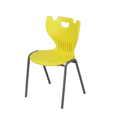 Ученически стол RFG Cute, от VIII до XII клас, 430 х 425 х 460 mm, полипропилен, жълт