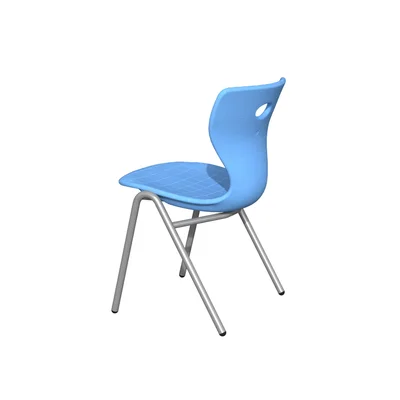 Ученически стол RFG Maxima X, 36 х 38 х 38 cm, полипропилен, до 120 kg, небесносин
