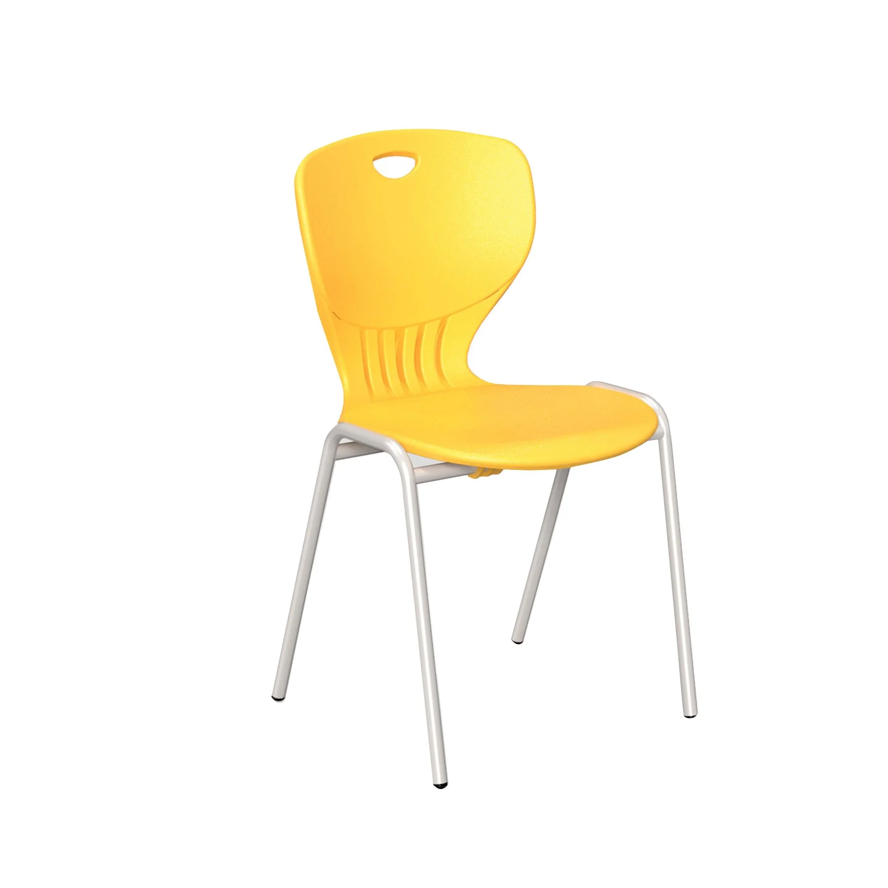 Ученически стол RFG Maxima A, от I до V клас, 36 х 38 х 38 cm, до 120 kg, жълт