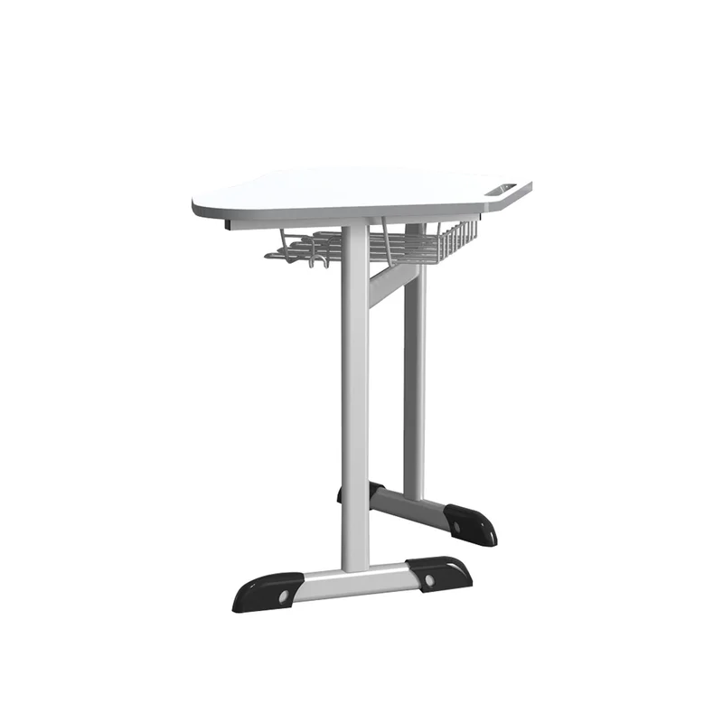 Ученическа маса RFG Jam, едноместна, от V до VIII клас, 700 х 500 х 710 mm, MDF, сива