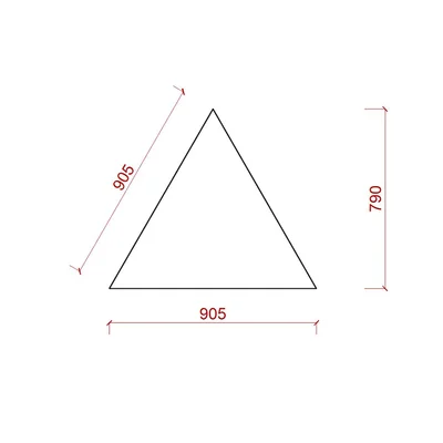 Маса RFG School Trapez 60, над VIII клас, 790 х 905 х 750 mm, HPL, бял плот, сив метал