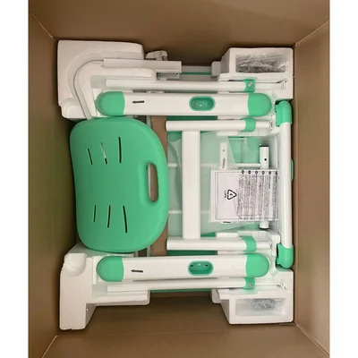 Ергономичен чин и стол RFG Ergo Tech 403X, ученически, MDF плот, метални крака, зелен