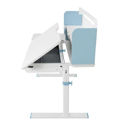 Бюро RFG с регулируема височина Ergo Light 1003A, MDF плот, метални крака, синьо