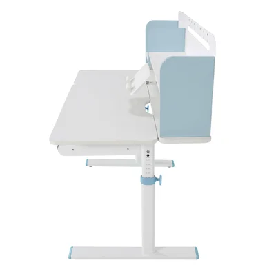 Бюро RFG с регулируема височина Ergo Light 1003A, MDF плот, метални крака, синьо
