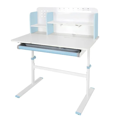 Бюро RFG с регулируема височина Ergo Light 1003A, MDF плот, метални крака, синьо