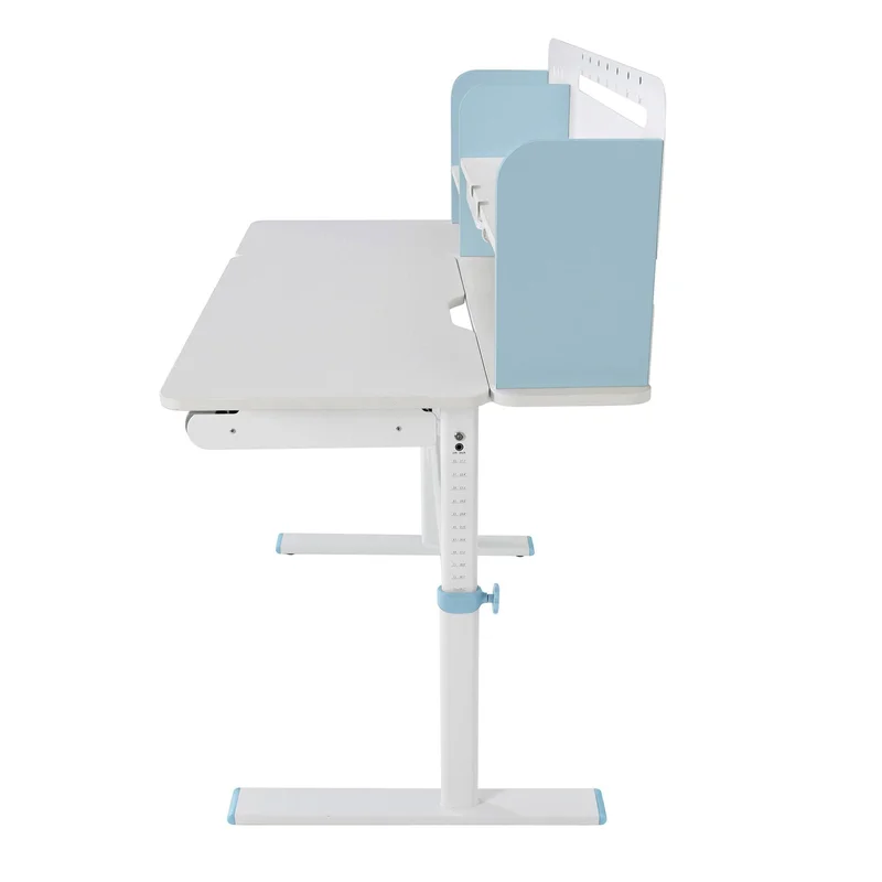 Бюро RFG с регулируема височина Ergo Light 1003A, MDF плот, метални крака, синьо