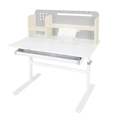 Бюро RFG с регулируема височина Ergo Light 1003A, MDF плот, метални крака, сиво