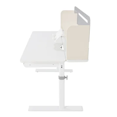 Бюро RFG с регулируема височина Ergo Light 1003A, MDF плот, метални крака, сиво
