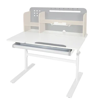 Бюро RFG с регулируема височина Ergo Light 1003A, MDF плот, метални крака, сиво
