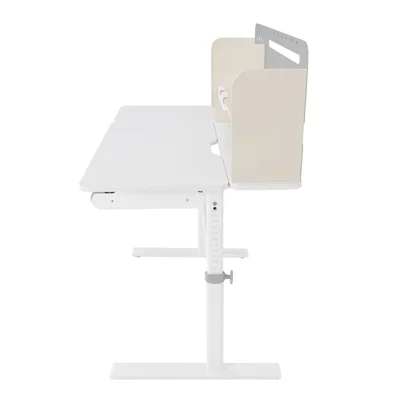 Бюро RFG с регулируема височина Ergo Light 1003A, MDF плот, метални крака, сиво