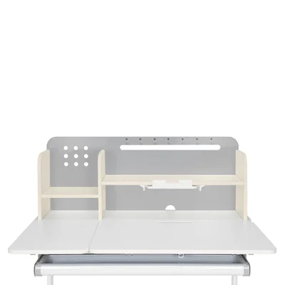 Бюро RFG с регулируема височина Ergo Light 1003A, MDF плот, метални крака, сиво