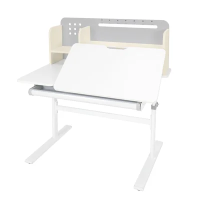 Бюро RFG с регулируема височина Ergo Light 1003A, MDF плот, метални крака, сиво