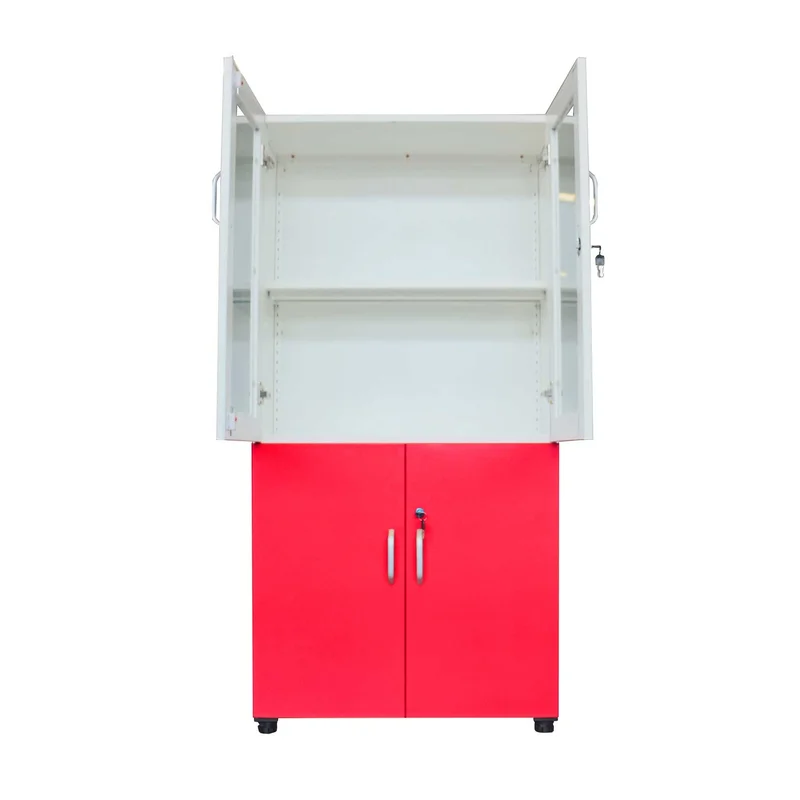 Шкаф RFG, лабораторен, 800 х 400 х 1650 mm, червено-бял