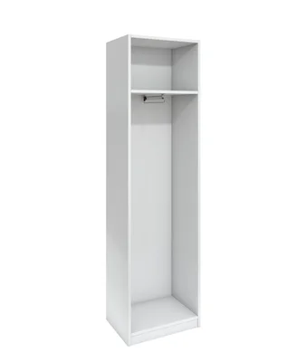 Гардероб RFG Monaco, единичен, 550 х 400 х 2000 mm, ПДЧ 18 mm, бял