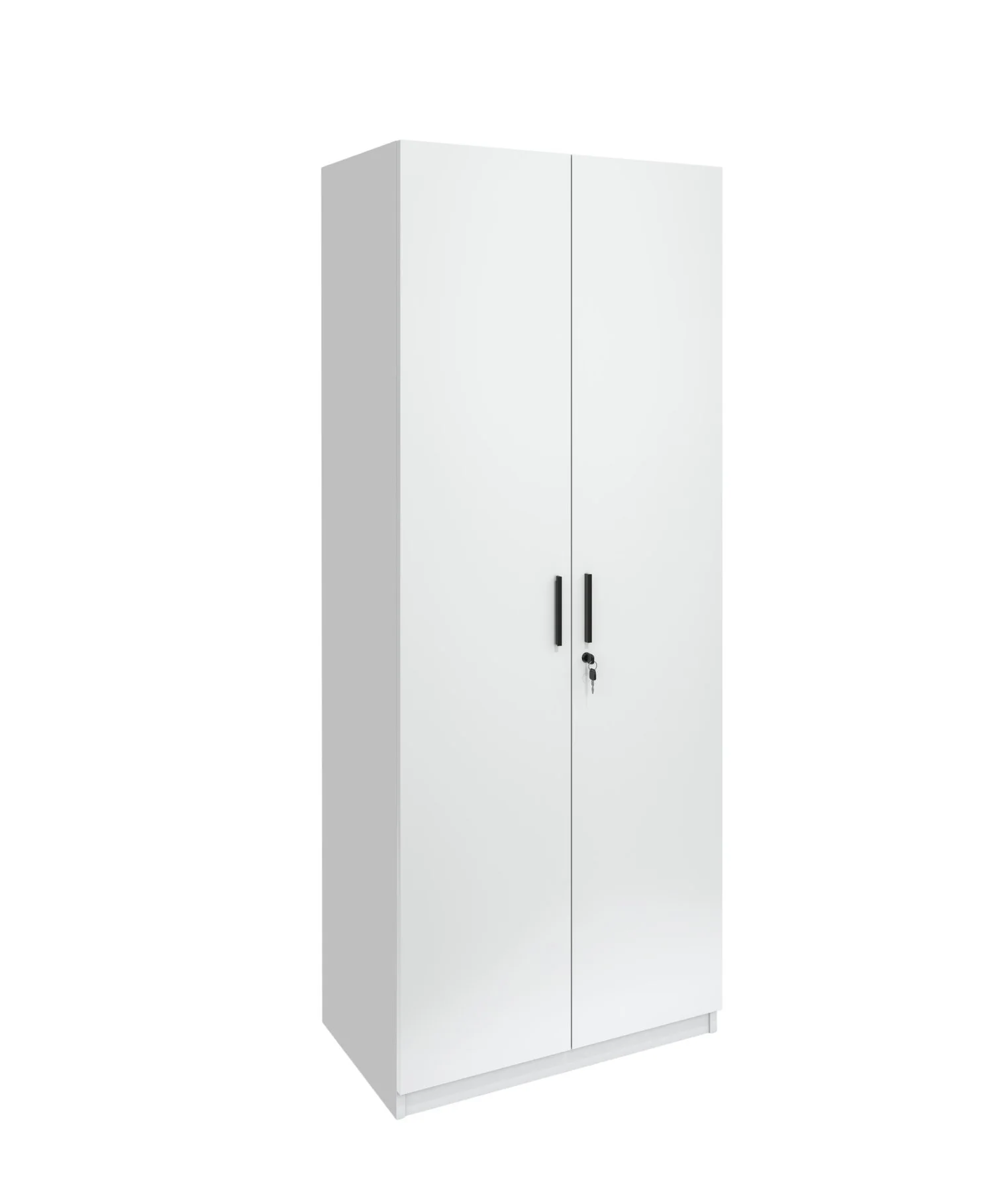 Гардероб RFG Monaco, с рафтове, 800 х 550 х 2000 mm, ПДЧ 18 mm, бял