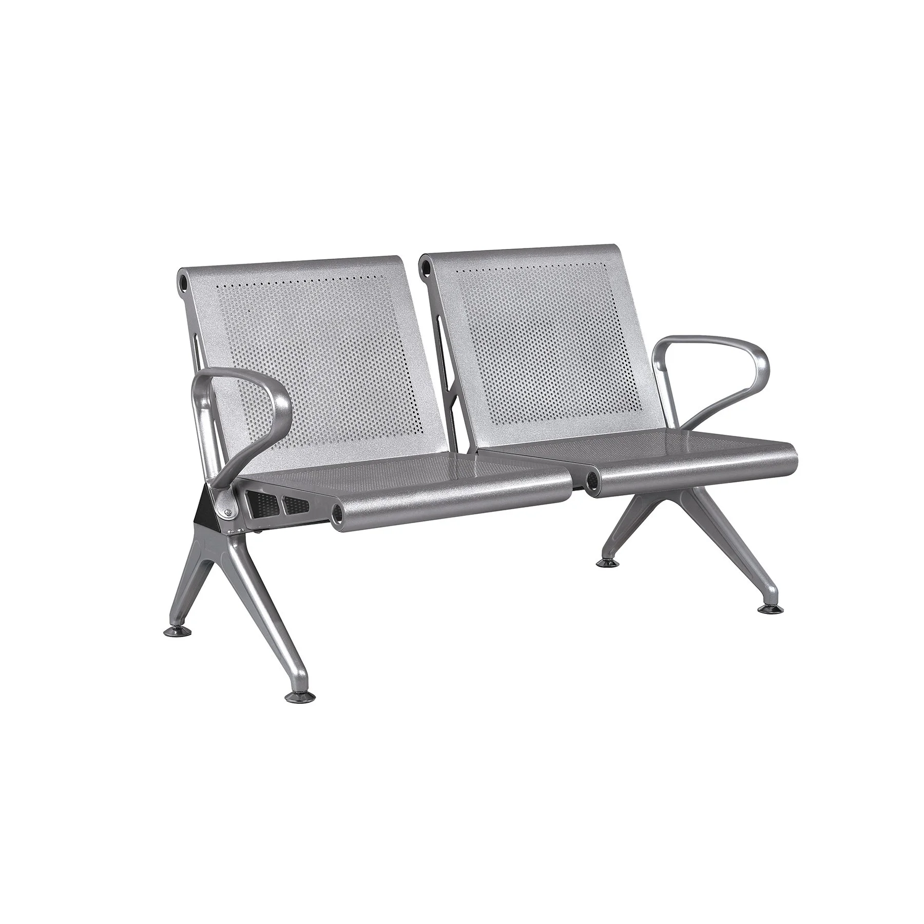 Посетителска пейка RFG Дъблин, с 2 места, метална, 1180 х 640 х 760 mm