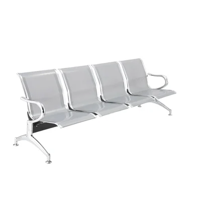 Посетителска пейка RFG София, с 4 места, метална, 2320 х 680 х 770 mm
