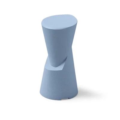 Табуретка Lyxo Sgabello Dot, височина 75 cm, светлосиня