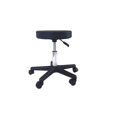 Офис стол-табуретка RFG Stool, до 130 kg, екокожа, черна
