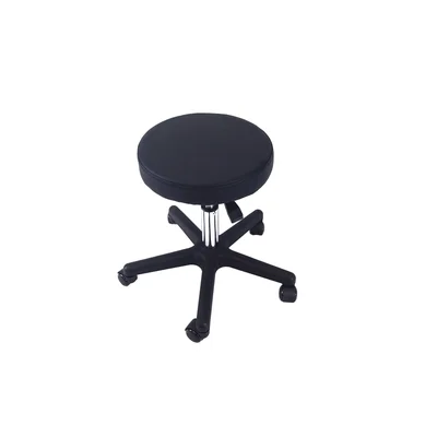 Офис стол-табуретка RFG Stool, до 130 kg, екокожа, черна