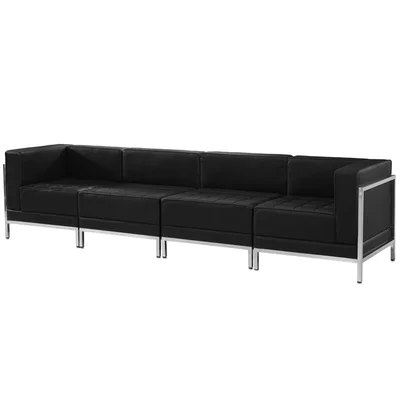Модул RFG Neo, среден, екокожа, 720 х 720 х 700 mm, черен