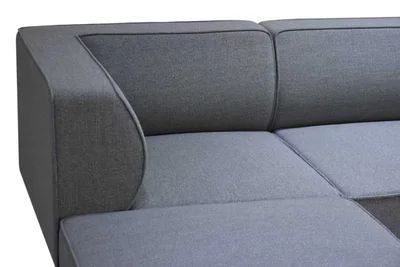 Модул RFG Klark, прав, текстил, 800 х 800 х 720 mm, сив